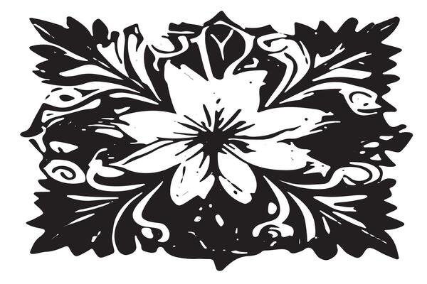 Graphical Black Abstract Texture Design Overlay Monochrome on White for Background Use