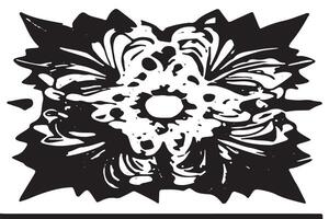 Graphical Design Monochrome Black Texture Overlay on White Background for Texture Use vector