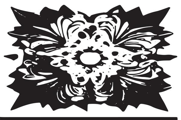Graphical Design Monochrome Black Texture Overlay on White Background for Texture Use