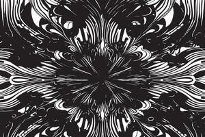 Monochrome Black Abstract Texture on White Canvas for Background Enhancements vector