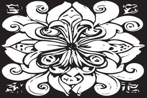 Black Abstract Graphical Texture Overlay Monochrome on White Canvas for Backgrounds and Overlays vector