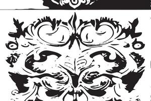 Black Abstract Graphic Texture in Monochrome for Overlay on White Background vector