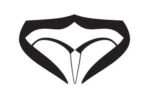 Crisp Black Silhouette Shape on Clean White Background for Overlay Layers and background texture vector