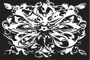 Abstract Black Texture with Monochrome Overlay for White Background Applications vector