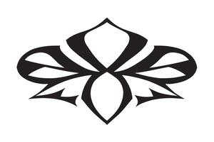 Graphical Shape Black Silhouette on Crisp White Background for Texture and Overlay vector
