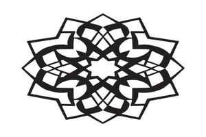 Clean Black Graphic Design Silhouette on a White Background for Texture Layering vector