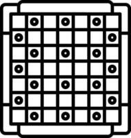 A square with dots on it vector