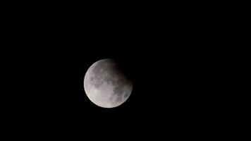 Full moon partial eclipse on September 18 2024 video