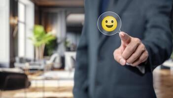 Displaying icons to convey emotions rather than using chat messages enhances visual communication photo