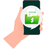 Flat icon. Tax return, great design for any purposes. File management. Business icon png
