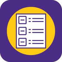 Index Filled Curve Icon vector