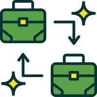 B2B Filled Two Color Icon vector