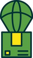 Dropshipper Filled Two Color Icon vector