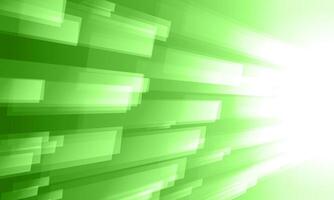 Abstract technology background with bright flare. virtual space. shiny green rectangle. vector