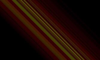 Abstract diagonal light red and yellow stripe lines on black background. vector
