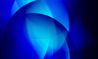 Dynamic shapes dark blue abstract circle background. vector