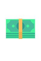 simple money symbol icon for design. simple stack of money vector