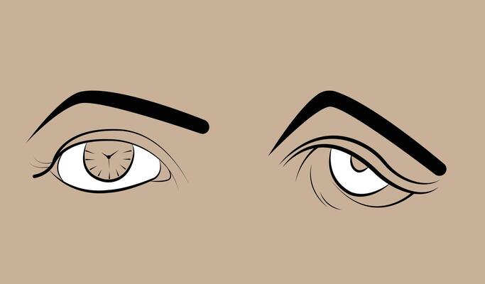 illustration of eyes