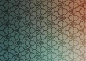 Green triangle pattern abstract geometry line background vector