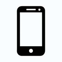 smart phone silhouette, dynamic tech graphics vector