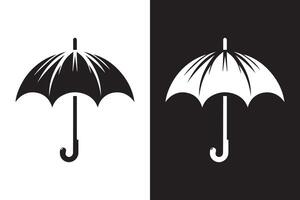 Umbrella Symbol silhouette vector