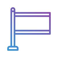 flag gradient icons. perfect for countries, universities and badges. editable stroke, suitable for websites, UI and interfaces. vector