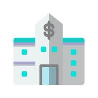 Business center flat icons. worker, office, building. Can be used for websites, UI and mobile apps. illustration. vector