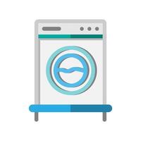dry cleaning machine flat icons. technology, washing, laundry, hotel. Can be used for websites, UI and mobile apps. illustration. vector