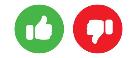 thumb in colour, like, dislike, rating and feedback thumb, bad rating thumb, rating thumb icon set in colour, icon, thumb, up, sign, , illustration, yes, ok, thumbs up, success, symbol, good vector