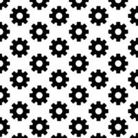 Pattern with gear icon . Gears pattern . Gears background . illustration vector