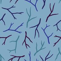 Bunch of twig Seamless Pattern illustration Design vector