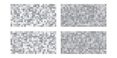 A versatile collection of neutral-tone censor bars in rectangle shapes. Suitable for digital design projects, sensitive content moderation, and visual storytelling. vector