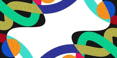 Creative Cover or Banner Design Template with Modern and Minimal Style for Identity, Branding, Advertising or Promotion. Abstract Layout Design with Dynamic and Colorful Elements vector