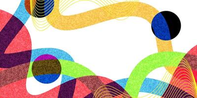 Creative Cover or Banner Design Template with Colorful and Minimal Style for Identity, Branding, Advertising or Promotion. Abstract Layout Design with Texture Effect vector