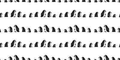 penguin seamless pattern walking bird duck cartoon repeat wallpaper tile background gift wrapping paper illustration design scarf isolated vector