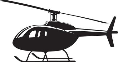 Stylish Helicopter Icon and illustrator Graphic Design vector