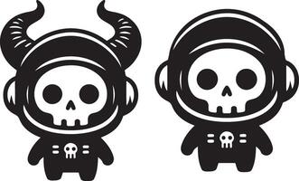 skull in a helmet with a white background vector