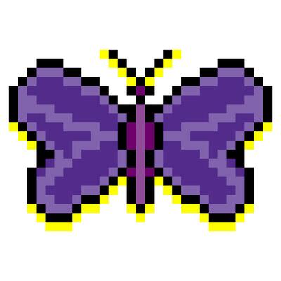 butterfly-in-pixel-art-style-