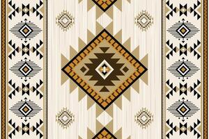 American ethnic native pattern.Traditional Navajo,Aztec,Apache,Southwest and Mexican style fabric pattern.Abstract motifs pattern.Design for fabric,clothing,blanket,carpet,woven,wrap,decoration vector