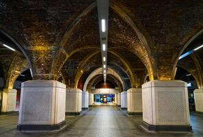 London, UK - SEP 01, 2024-The interior of London Bridge, it is a central London railway terminus and connected London Underground station. photo