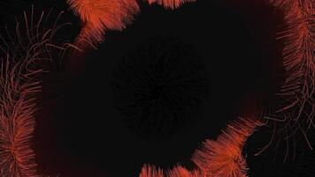 Abstract animation, background with color refraction effect video