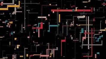 abstrato animação, fundo com cor refração efeito video