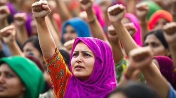 Empowered Collective Rallying for Social Justice and photo