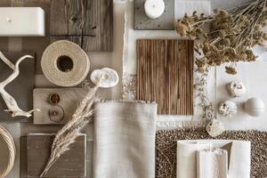 A variety of items including a candle, a candle holder, and a candle photo