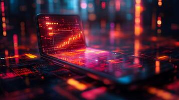 Mobile phone screen glowing digital wallet techdriven financial icons and vibrant currency symbols Futuristic economy and smart ebusiness concept photo