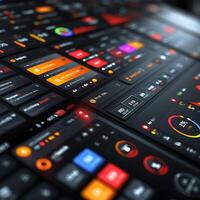 Develop UI kit specifically tailored social media applications encompassing eyecatching buttons likes and shares intuitive forms for posting content and fluid navigation elements for exploring feeds photo