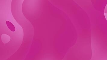 Abstract pink animated background with smooth wavy patterns. video
