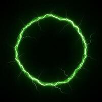 Mesmerizing Emerald Vortex A Captivating Display of Luminous Energy photo