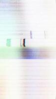 Digital Glitch A striking and abstract image of a digital glitch. It features a black background with a horizontal band of colorful, distorted pixels video