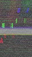 Digital Glitch A striking and abstract image of a digital glitch. It features a black background with a horizontal band of colorful, distorted pixels video